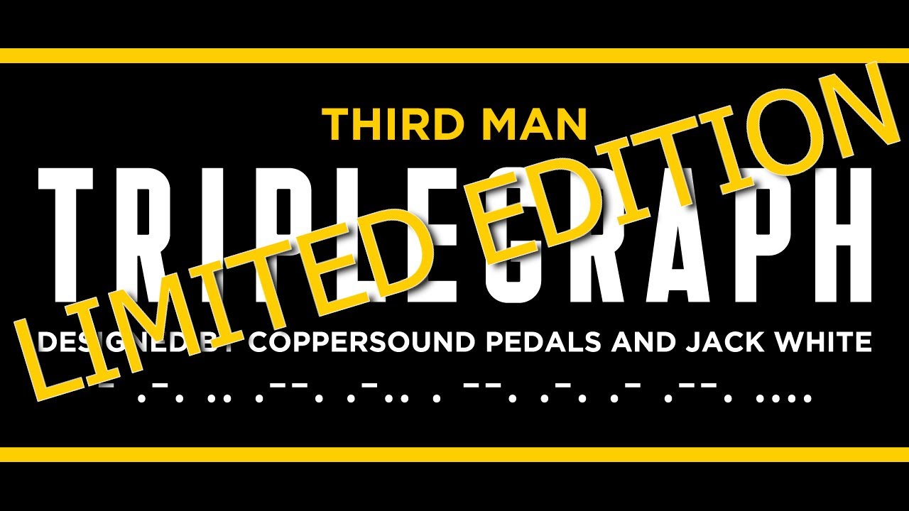 TRIPLEGRAPH - JACK WHITE (Third Man Records) + CopperSound Pedals - octave pedal
