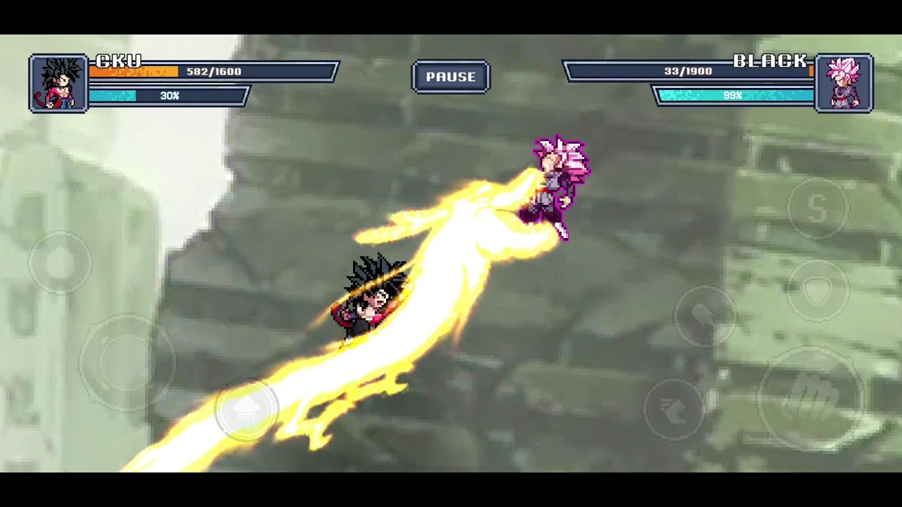 Legend Fighter battle of gods, Xeno Goku VS Goku Black