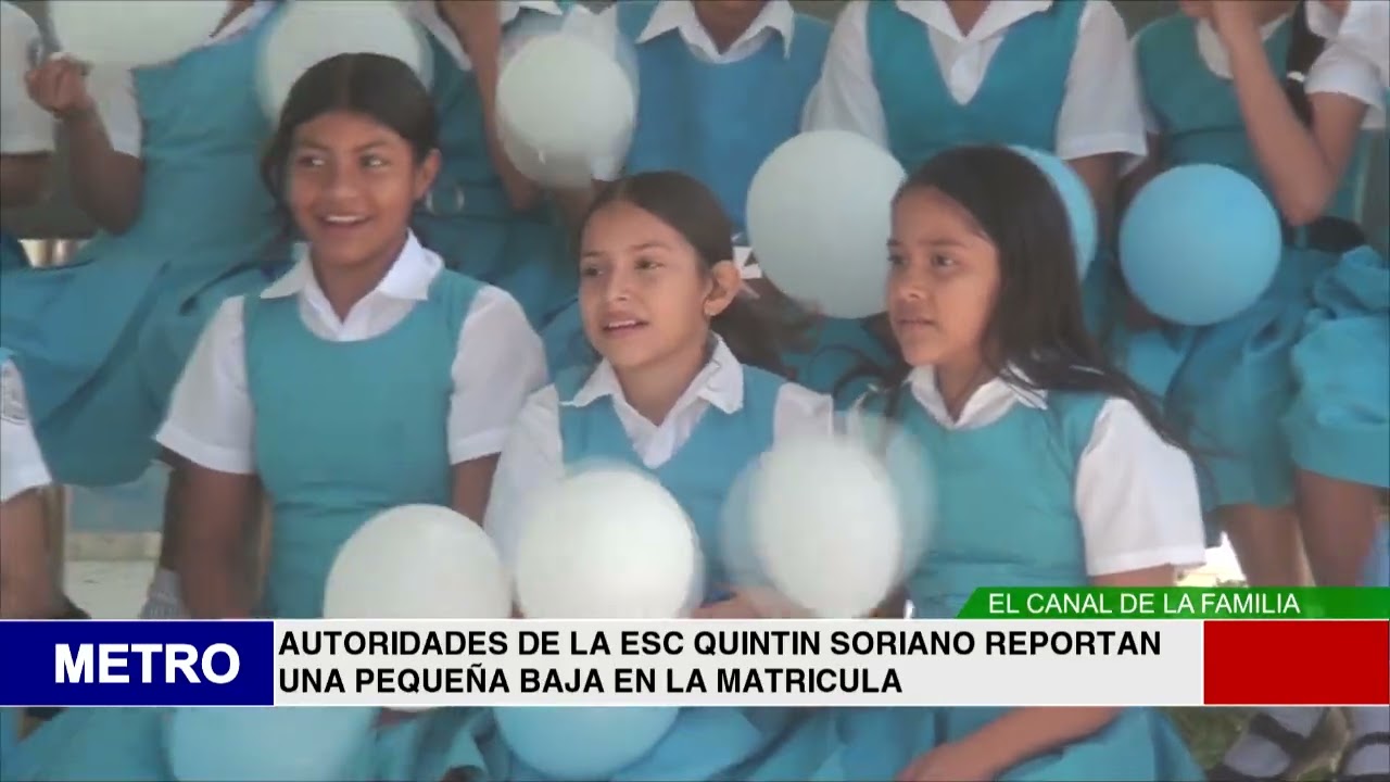 AUTORIDADES DE LA ESC QUINTIN SORIANO REPORTAN UNA PEQUEÑA BAJA EN LA MATRICULA