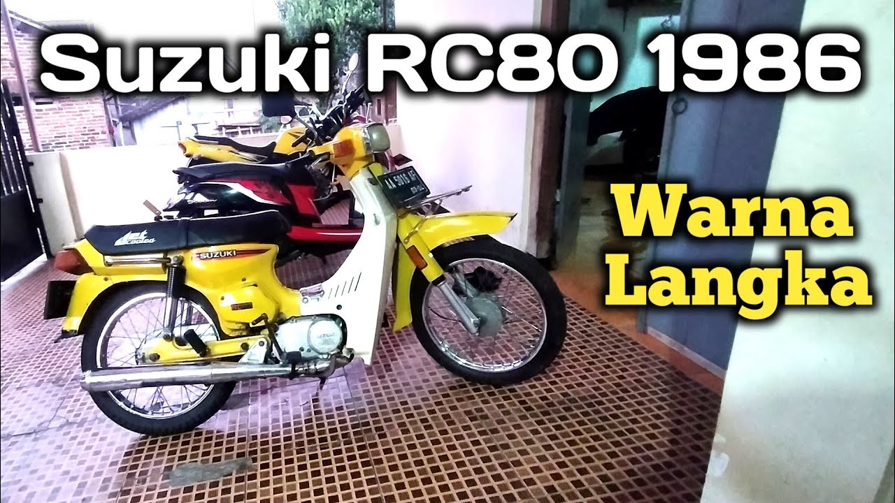 Suzuki RC80. Kuning Asli Cuy!