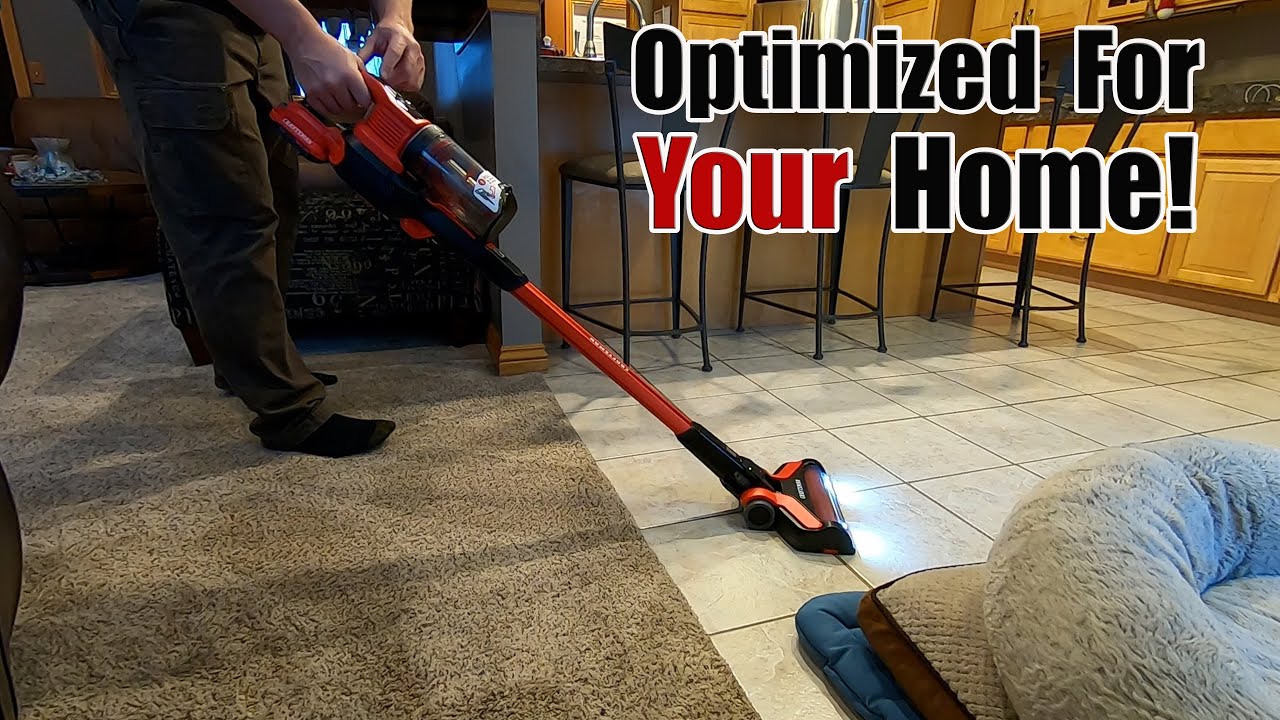 The Best Tool Company Stick Vac for Home | Craftsman 20V Cordless Stick Vacuum Model CMCVS001D1