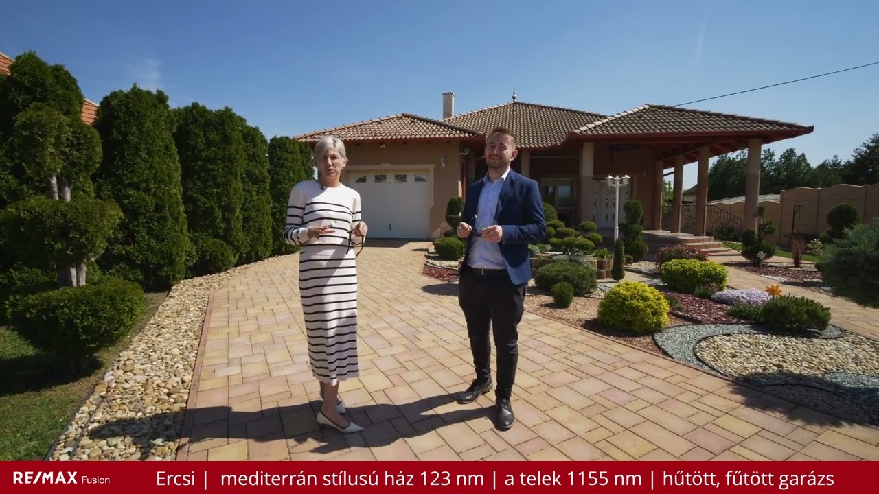 Mediterrán stílusú otthon Ercsiben