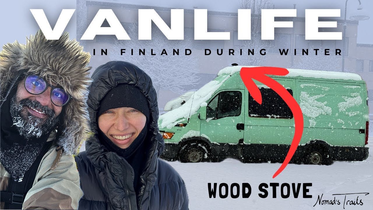 How to Survive WINTER Van Life in FINLAND - No INSULATION- Low Budget