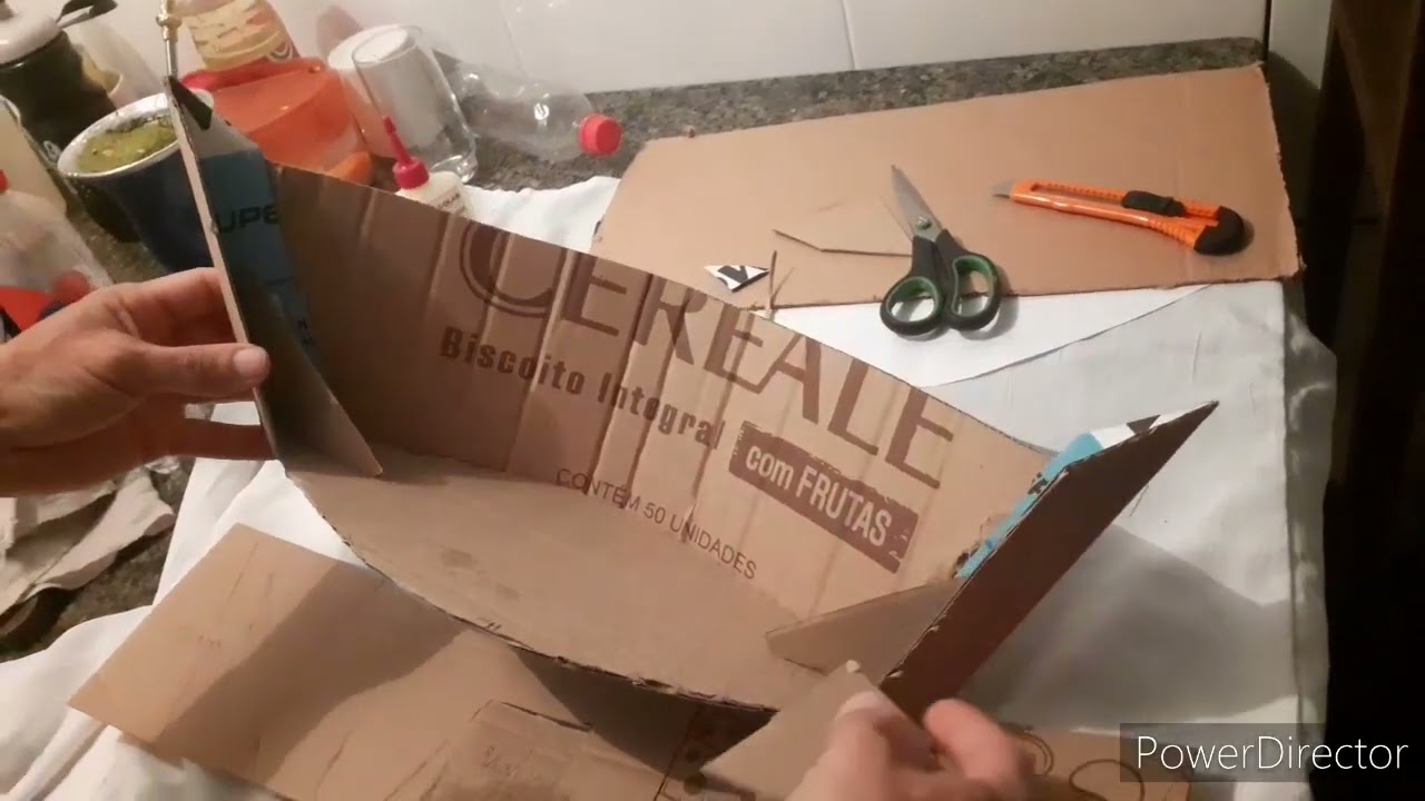 Como Fazer Arca de Noé em papelão com medidas (parte 1)