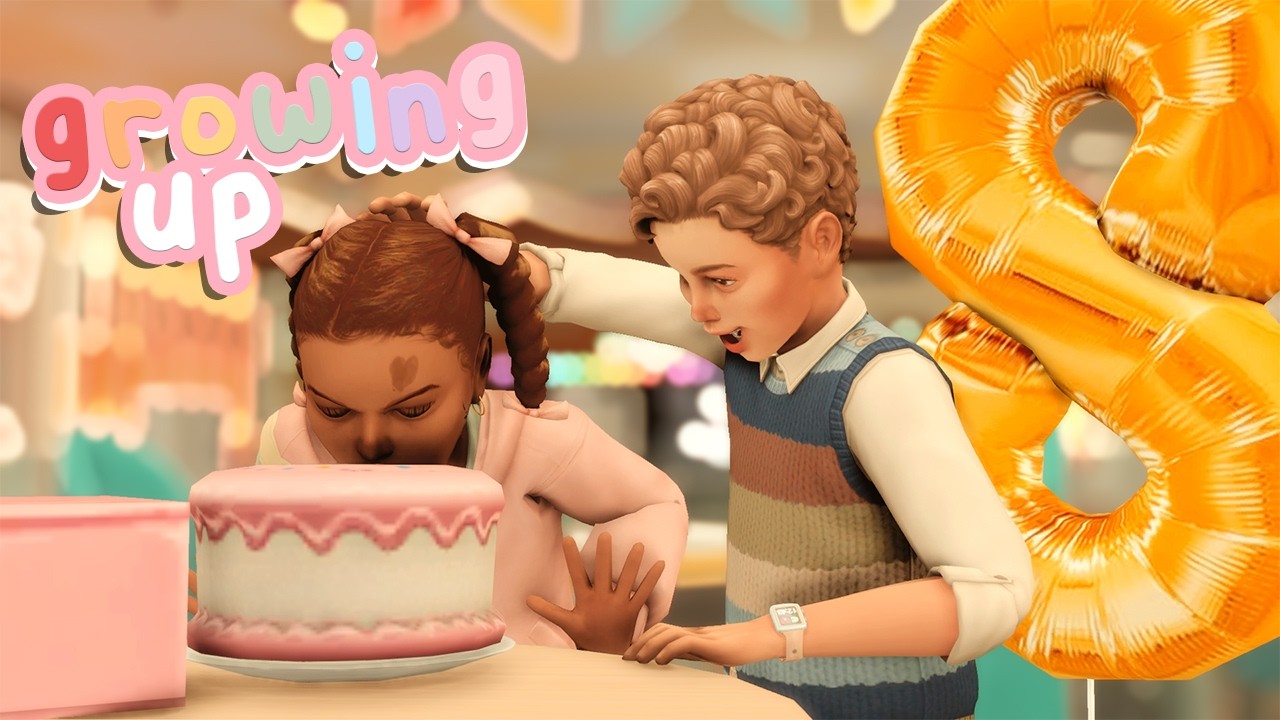 GROWING UP IS BITTERSWEET! 🍰 Sims 4 Family Gameplay Ep.8 #thesims4 #roleplay