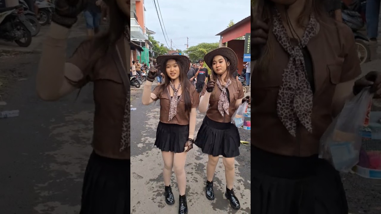 Tor Monitor Ketua Dance Kostum Koboy Joget karnaval #remix #dance #karnaval #shorts #jogetkarnaval