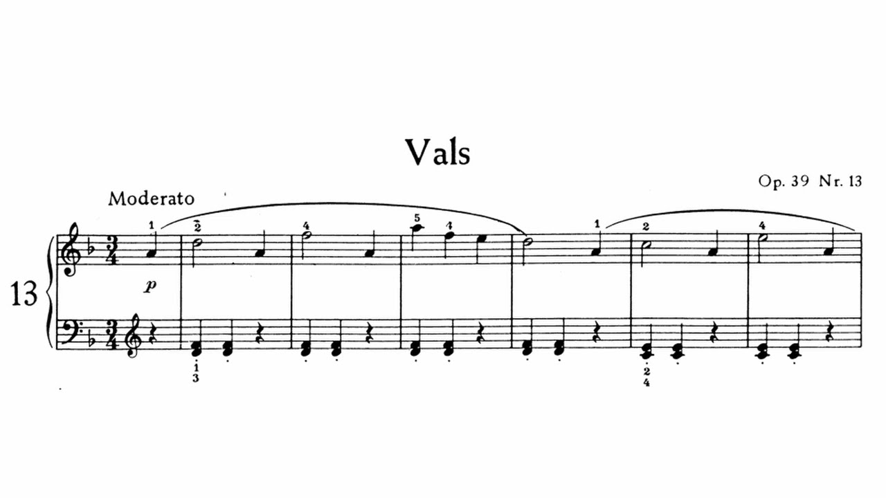 Kabalevsky - Vals Op. 39, No. 13