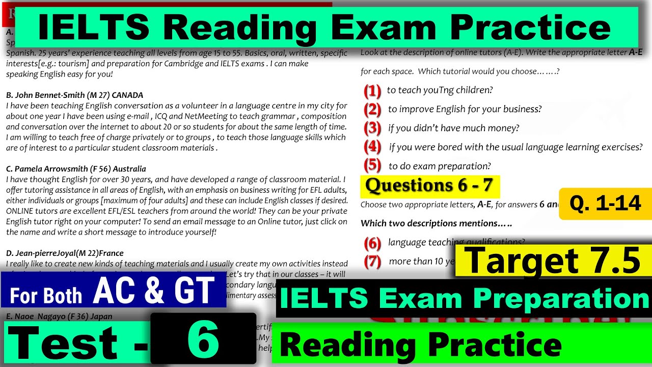 IELTS Reading Practice Test 2025 with Answers [Real Exam - 6 ]
