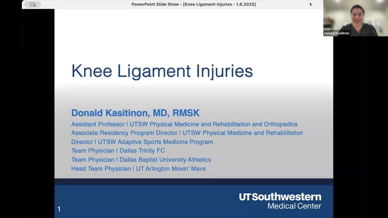 Knee Ligament Injuries | Fellow Online Lecture Series