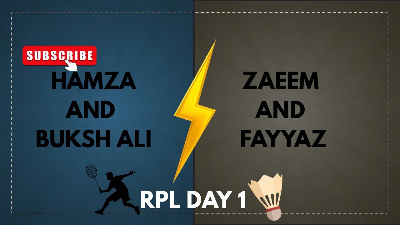 RPL DAY 1 Zaeem/Fayyaz VS Hamza/buksh ali