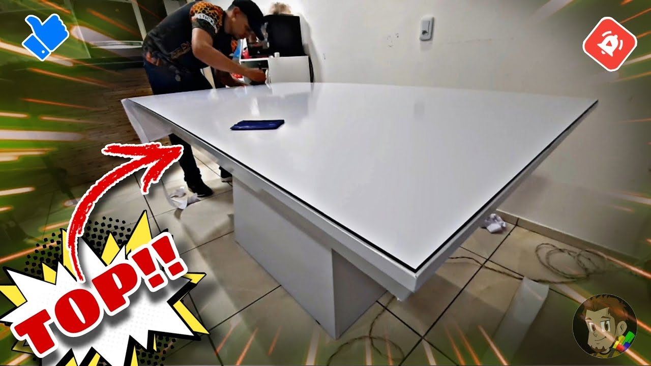 APRENDA A ENVELOPAR MÓVEIS | LAQUEAR | MESA | FÁCIL | FICOU LINDA!