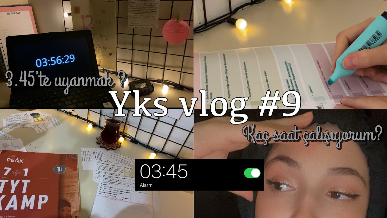 3.45’te UYANIP DERS ÇALIŞTIM!! tyt kampına başlıyorum,soru kutusu yapıyorum 🧚🏻‍♀️