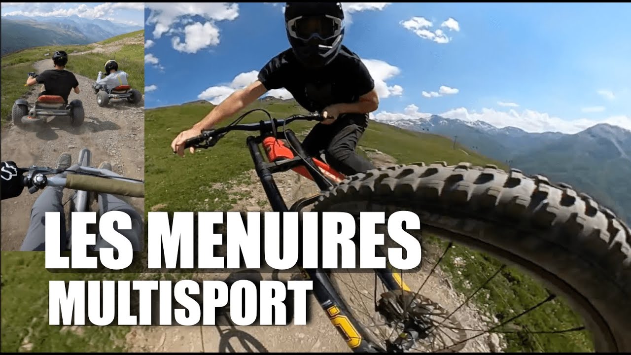 Lalyche en mode multisport aux Menuires