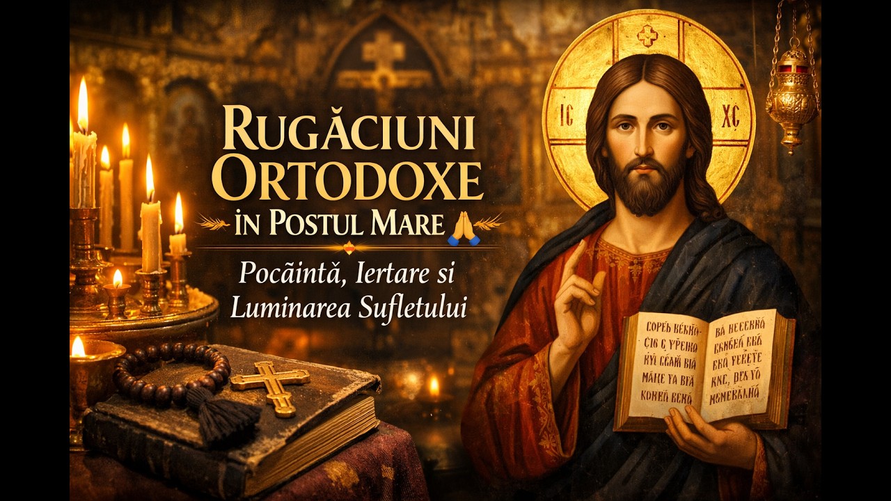 Rugăciuni Ortodoxe în Postul Mare 🙏 Pocăință, Iertare și Luminarea Sufletului