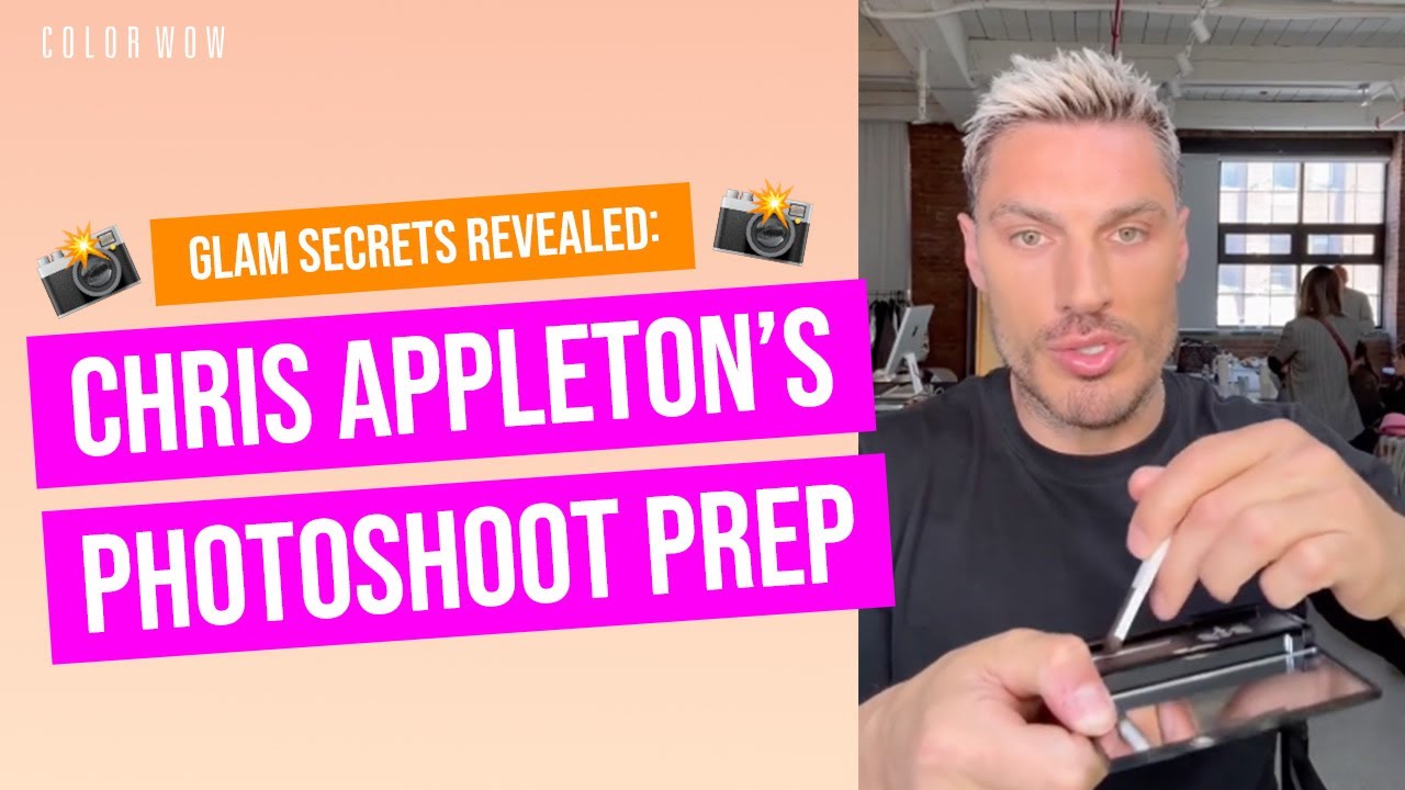 Get Ready with Chris Appleton On Set using Color Wow Root Cover Up