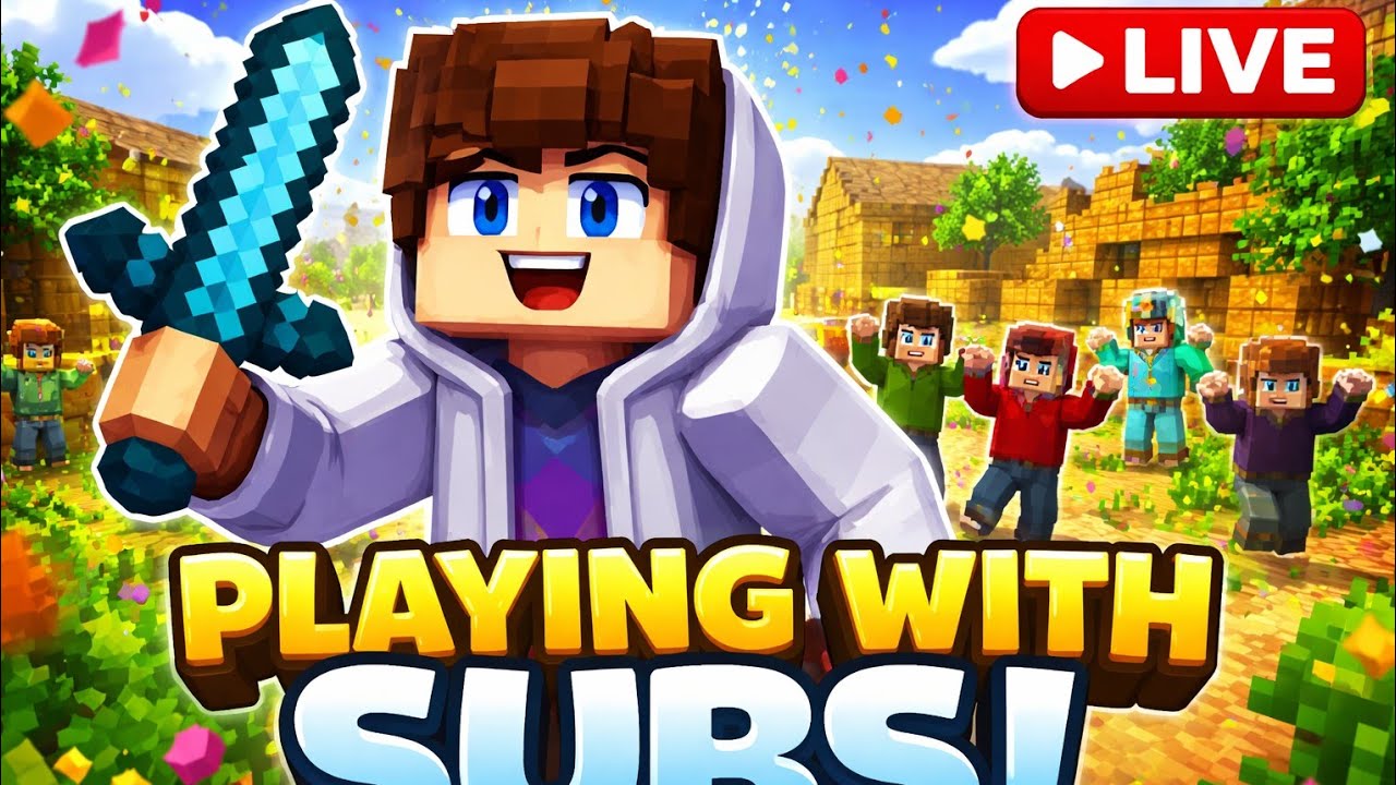 PLAYING SMP LIVE With Subscribers 🔴 Join Fast!