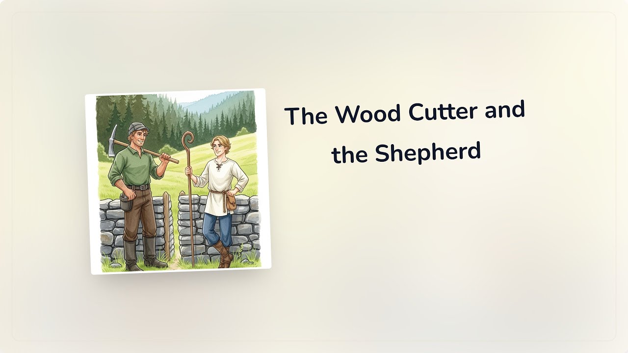 ✨ Bedtime Story: The Wood Cutter and the Shepherd