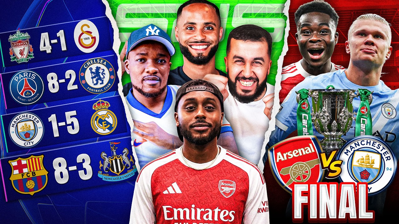 PSG & BARCELONA HUMILIATE THE PL + CARABAO CUP FINAL PREVIEW! | SDS Weekend Preview