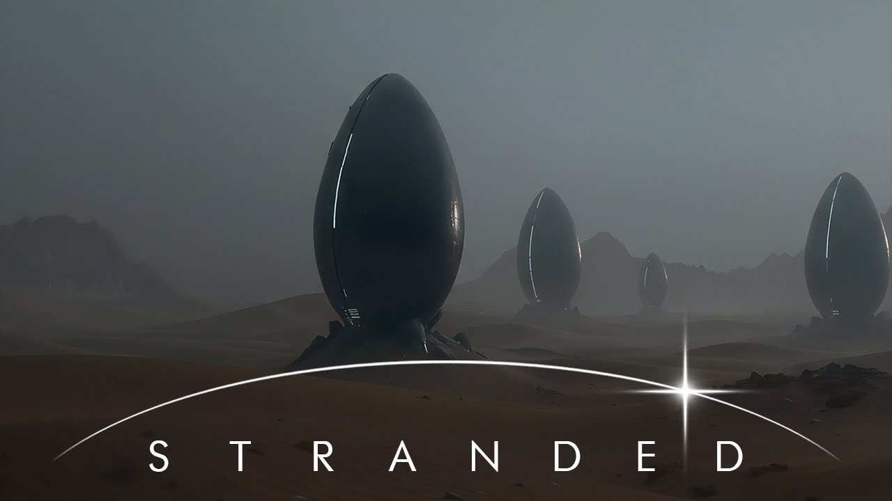 STRANDED | Dark Dystopian Ambient | Alien World Soundscape | Dystopian Ambience