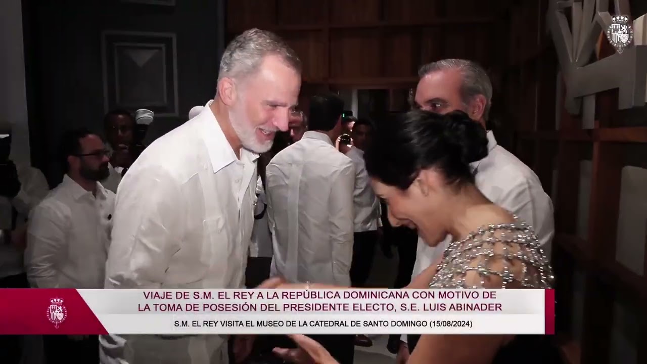 El Rey en a la Toma de Posesión del Presidente electo de la República Dominicana, S.E. Luis Abinader