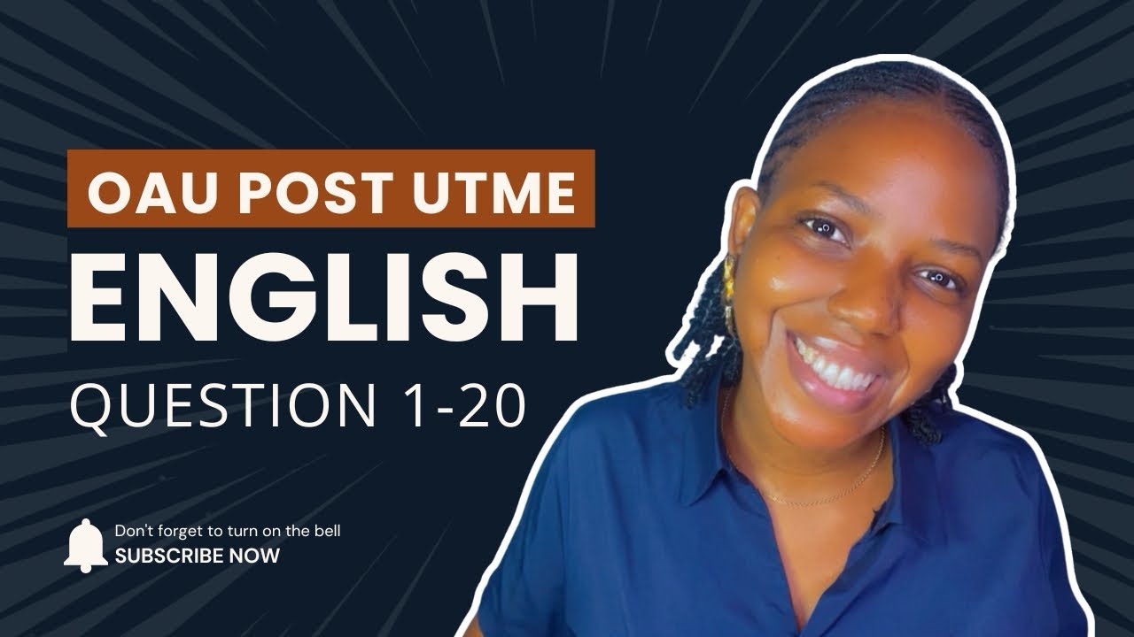 OAU Post-UTME English Practice Questions
