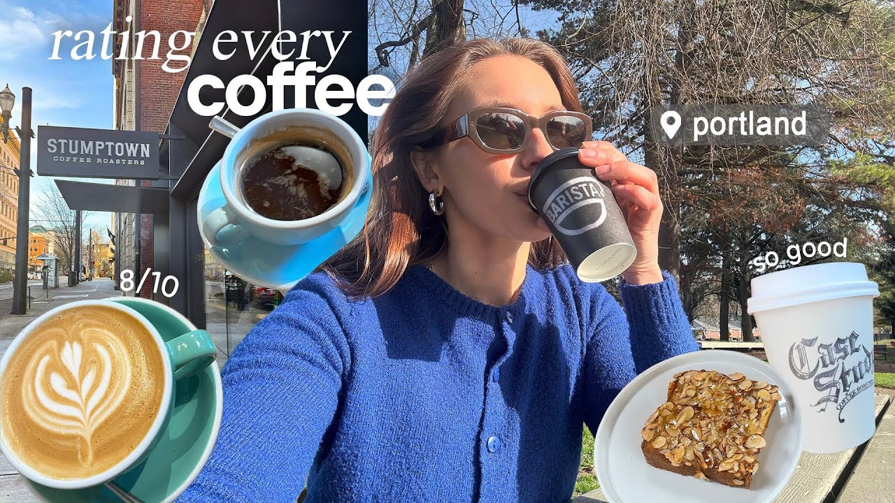 rating EVERY COFFEE shop in PORTLAND ☕️ *super trendy edition*