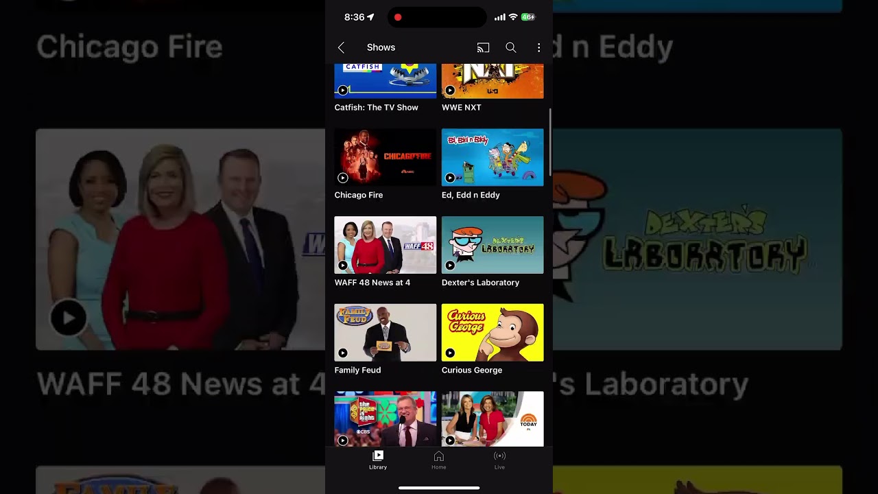YouTube TV: Library #walkthrough