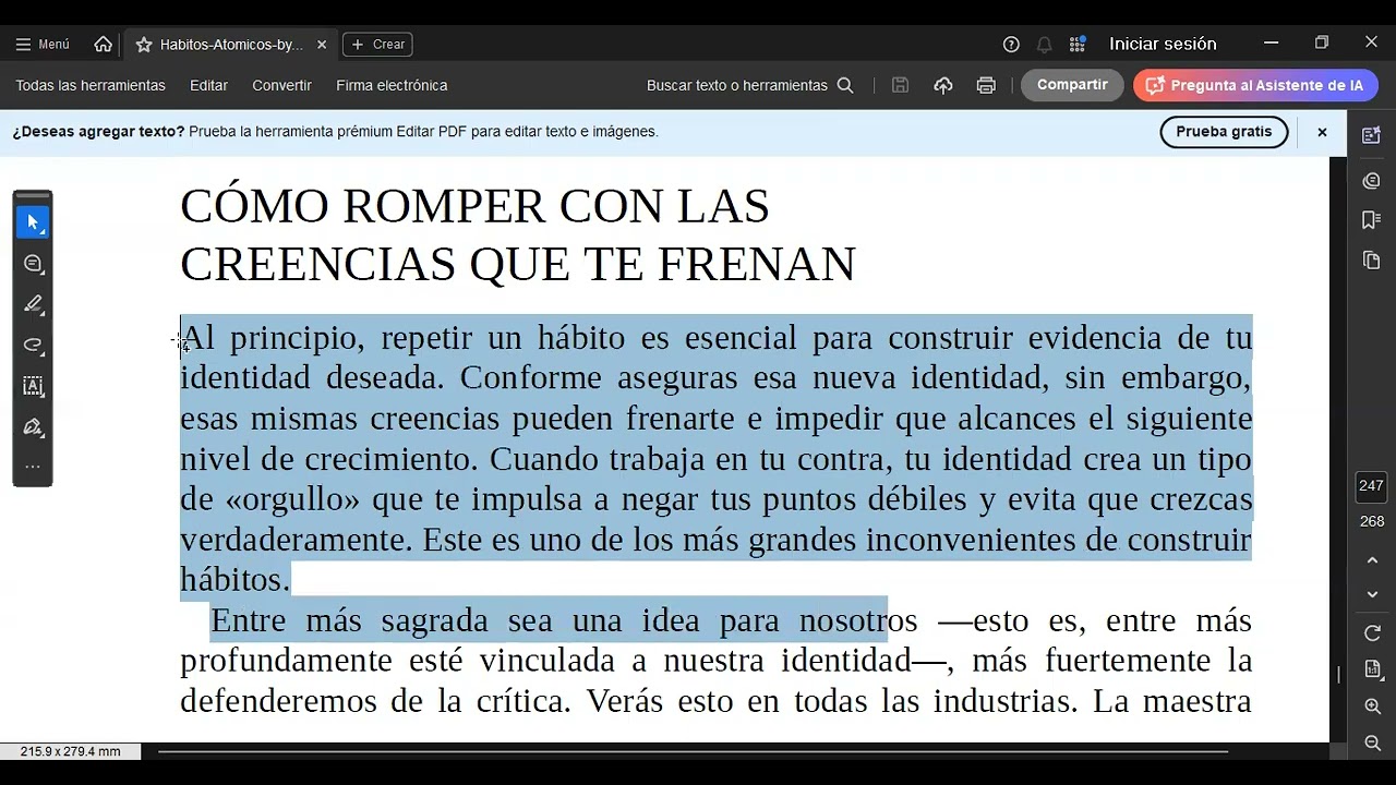 La Joya de Leer | Sesión 30 – Hábitos Atómicos