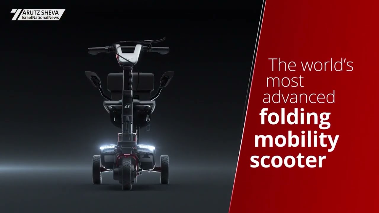 The SHABBATTO mobility scooter  - hi tech, stylish and 100% approved for use on Shabbat