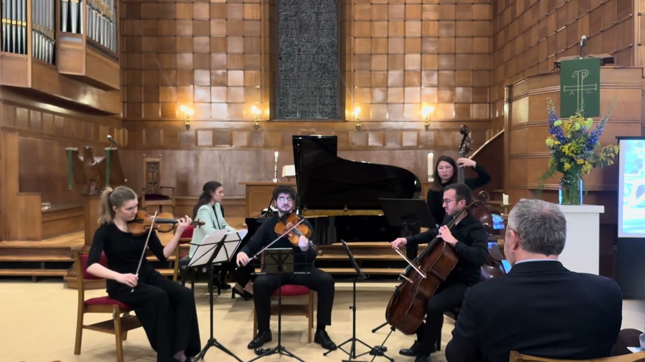 Schubert Trout-quintet Mov.1 - Dorosh Sofia and Pontis Quartet 