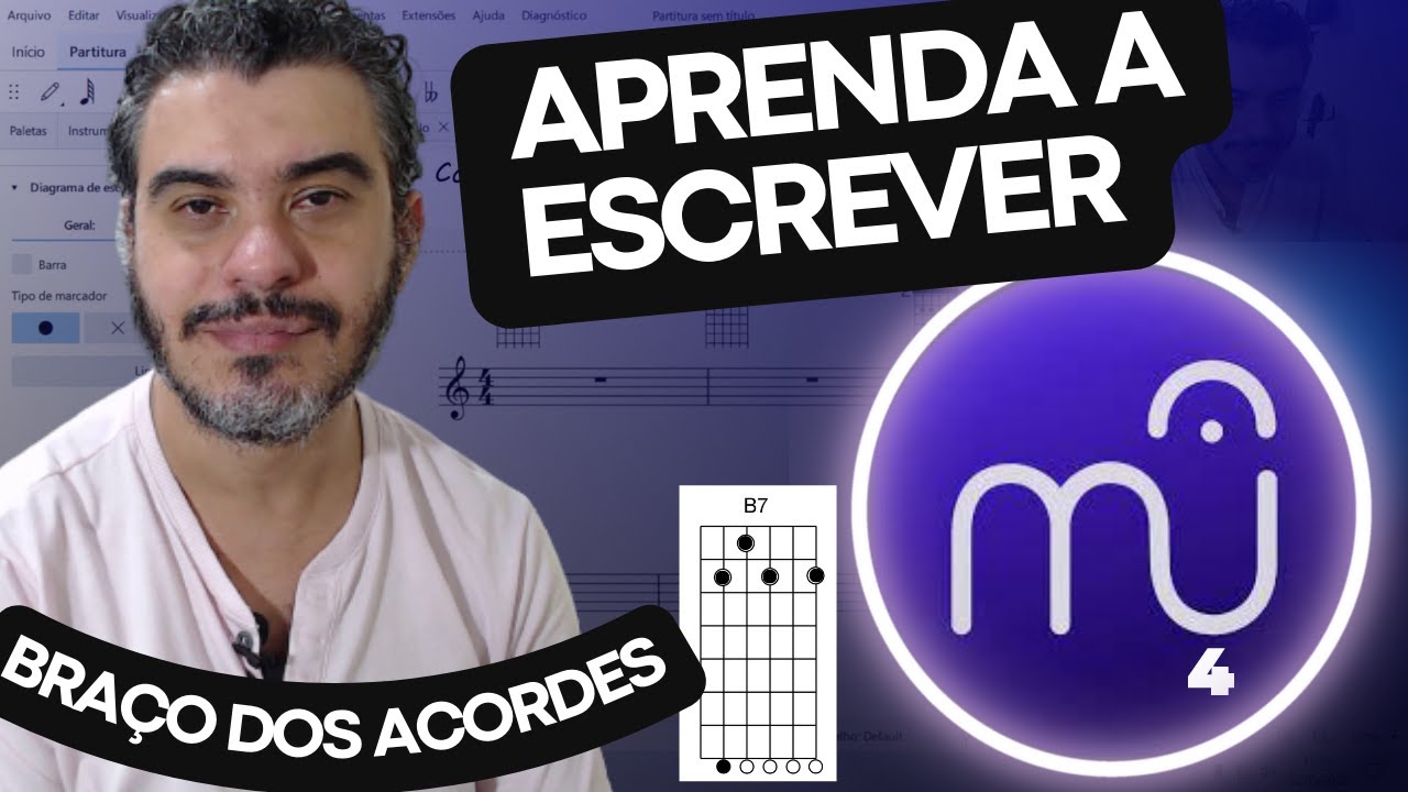 APRENDA a ESCREVER os BRAÇOS DOS ACORDES no MuseScore 4