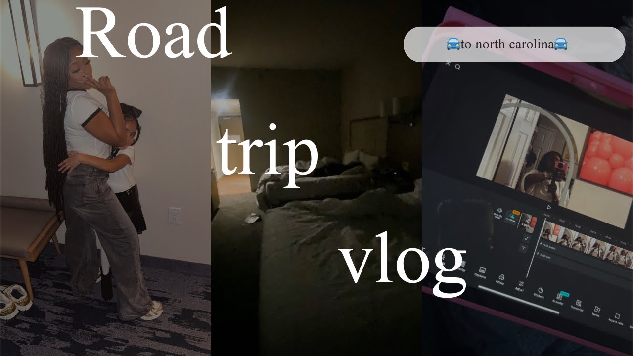 MonaeDiaries 🫧🩷 - Weekend in my life : Family road trip to north carolina 🤍