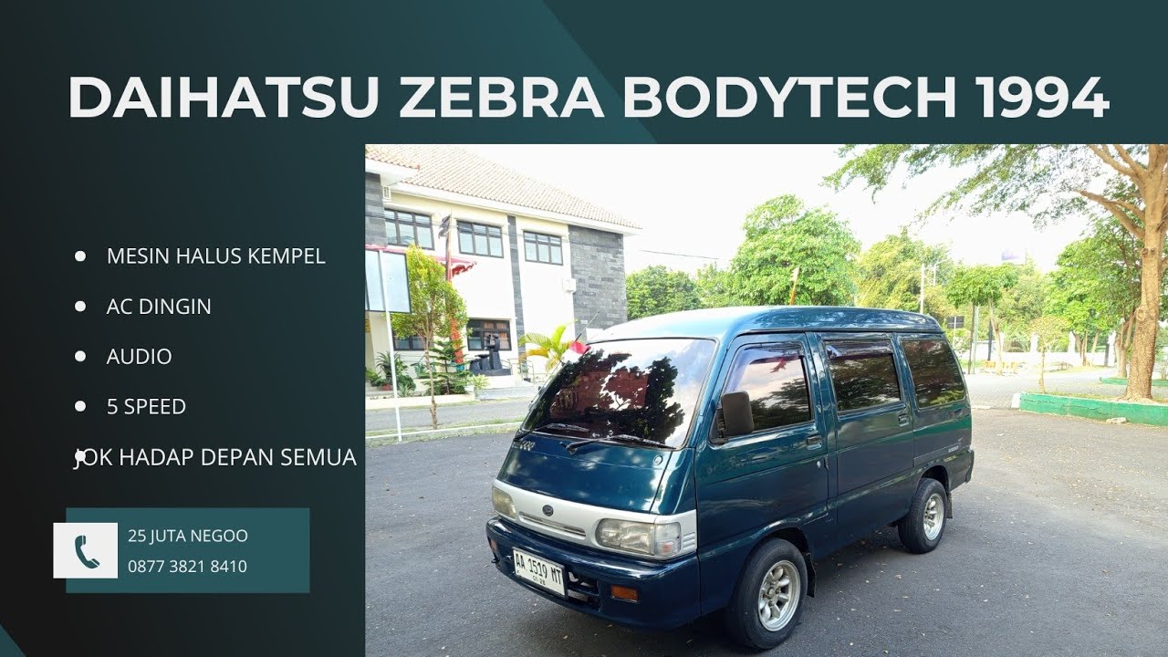 Dijual Zebra Bodytech 1994 Kondisi Sempurna || 25 Juta Negoo