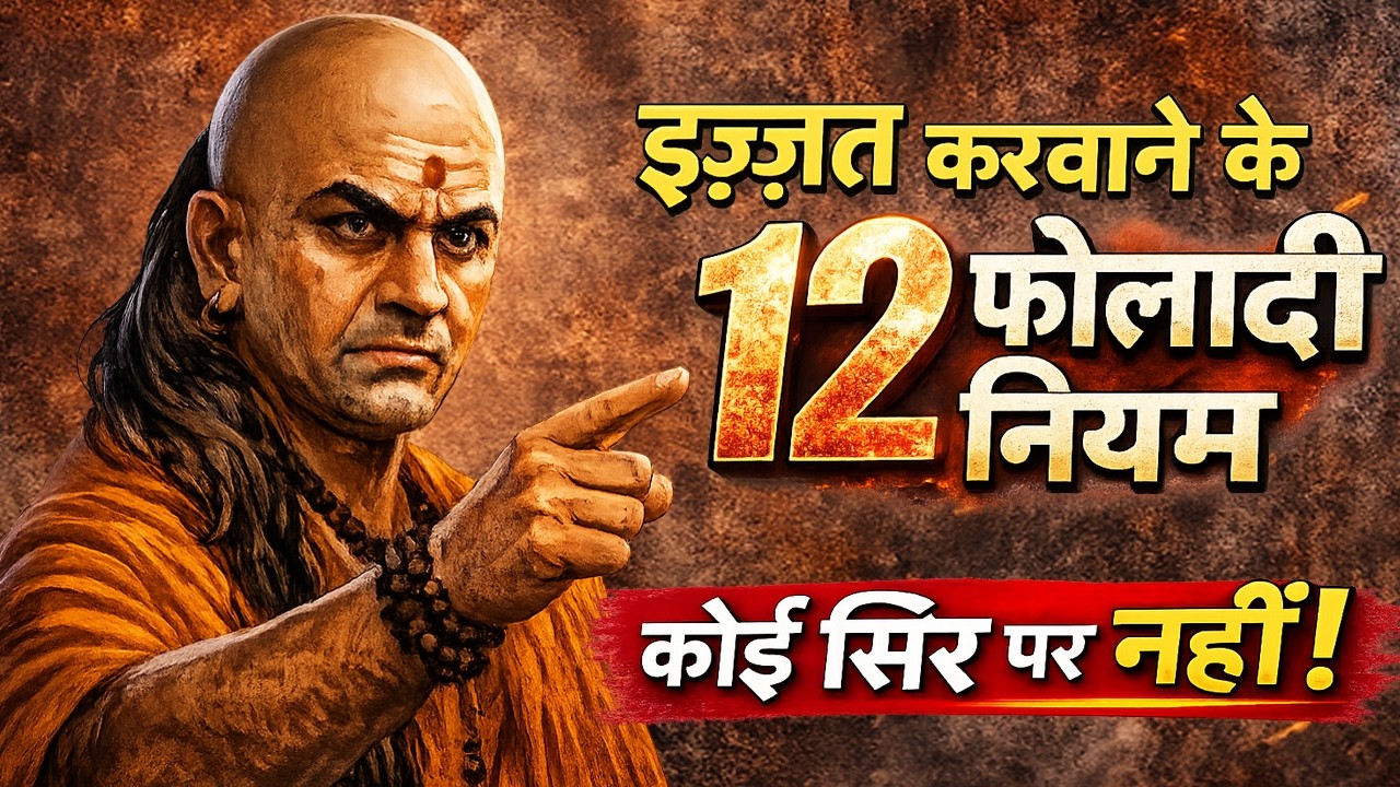 इज़्ज़त करवाने के 12 फ़ौलादी नियम, कोई सिर पर नहीं चढ़ेगा | Chanakya Niti