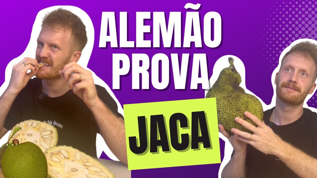 Julian provando Jaca pela primeira vez