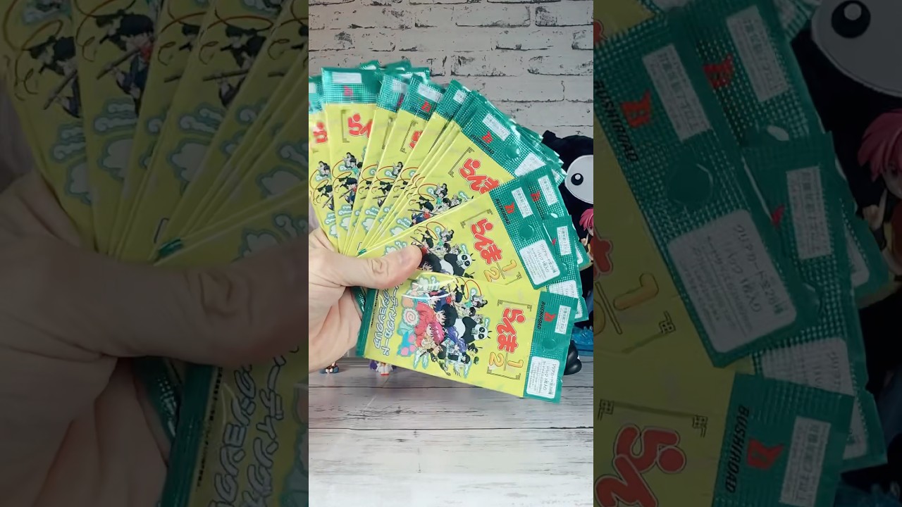 [ASMR] RANMA 1/2 BUSHIROAD TRADING CARD COLLECTION CLEAR FULL SET