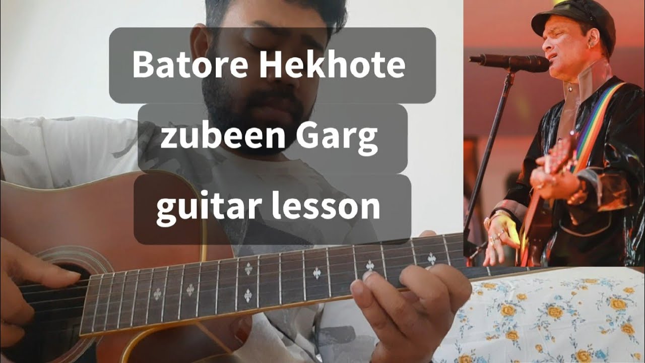 Batore hekhote guitar lesson #zubeengarg