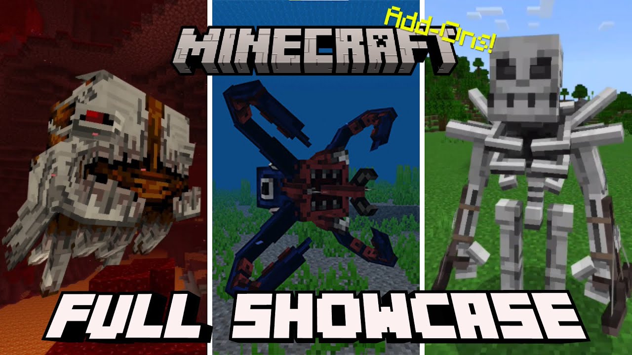MUTANTS Add-On Full Showcase  | Minecraft Bedrock Marketplace (PC, PS4, Mobile)