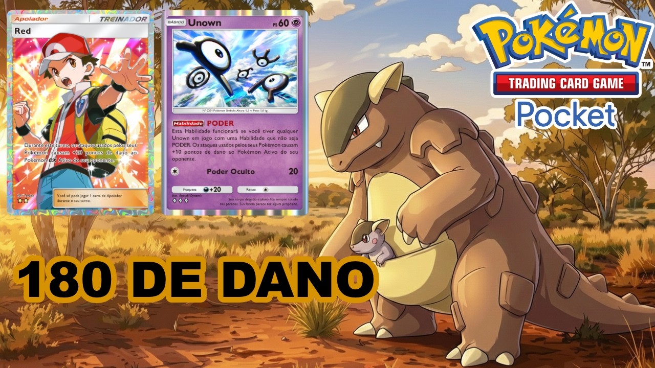 UNOWN FINALMENTE ÚTIL!!! MEGA KANGASKHAN - POKÉMON TCG POCKET