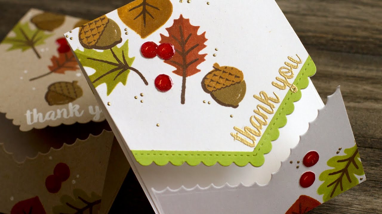 Gate Fold Border Die Cards
