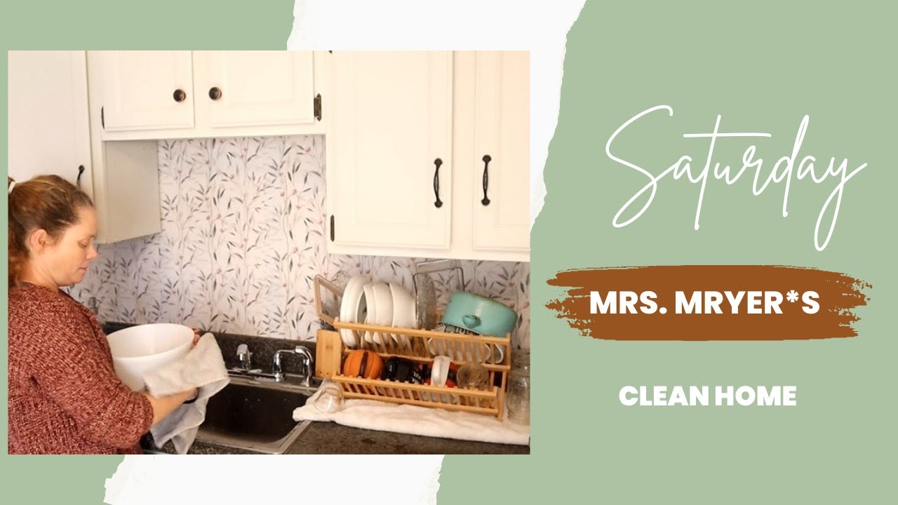 Mrs  Meyers Saturday Cleaning