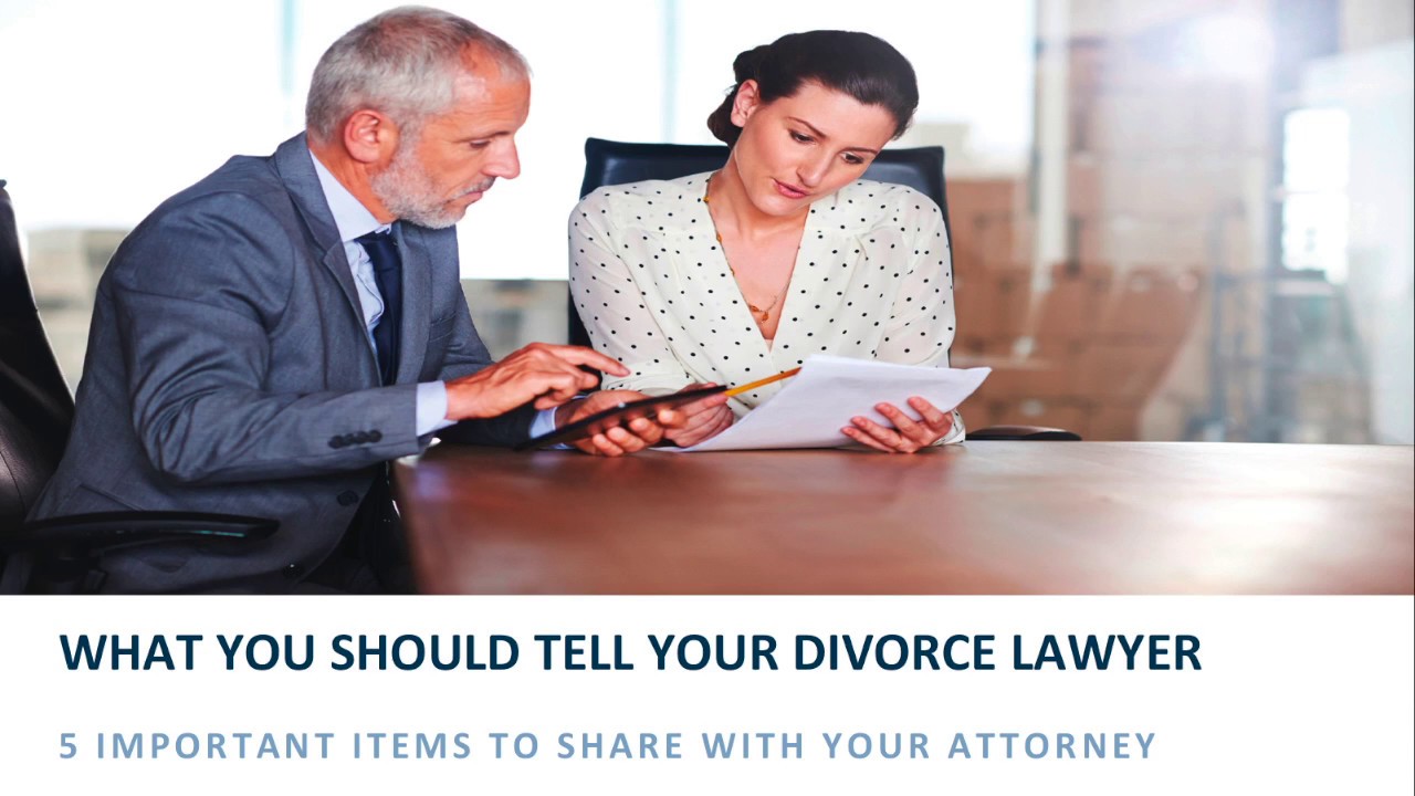 5 Secrets You Shouldn't Hide From Your Divorce Attorney