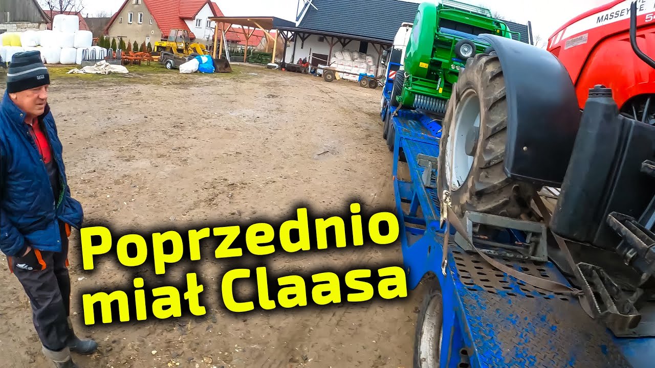 Jaką maszynę Claas-a miał rolnik? 👉Prasa McHale v6 750 od Korbanek