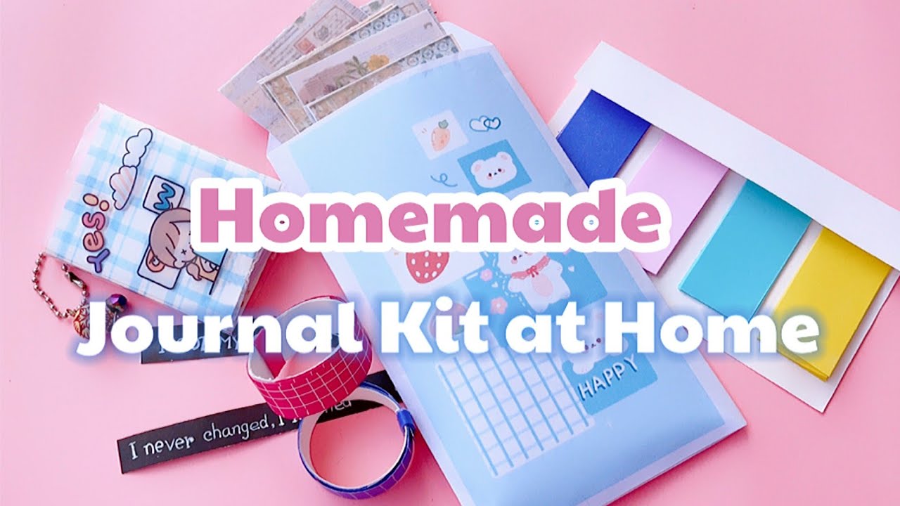 DIY Journal Kit at home / Handmade Journal Set Idea #Journal_Supplies #Journal_Stationary
