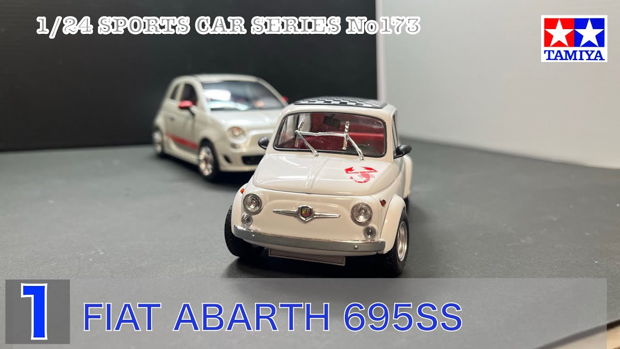 No1 FIAT ABARTH 695  SS TAMIYA 1/24 Build