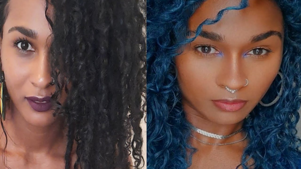 A primeira vez que apliquei cera colorida no cabelo