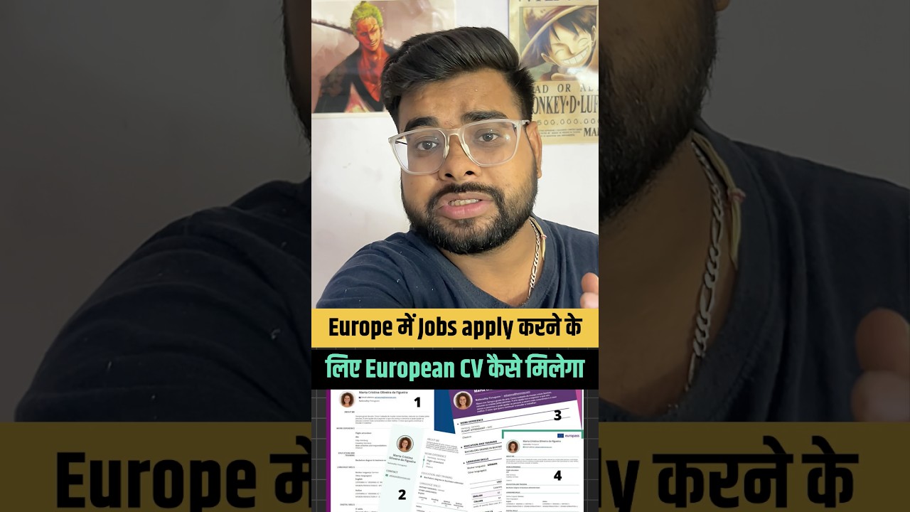 How to Make a European Format CV for Europe Jobs | EU Standard CV Explained #europasscv
