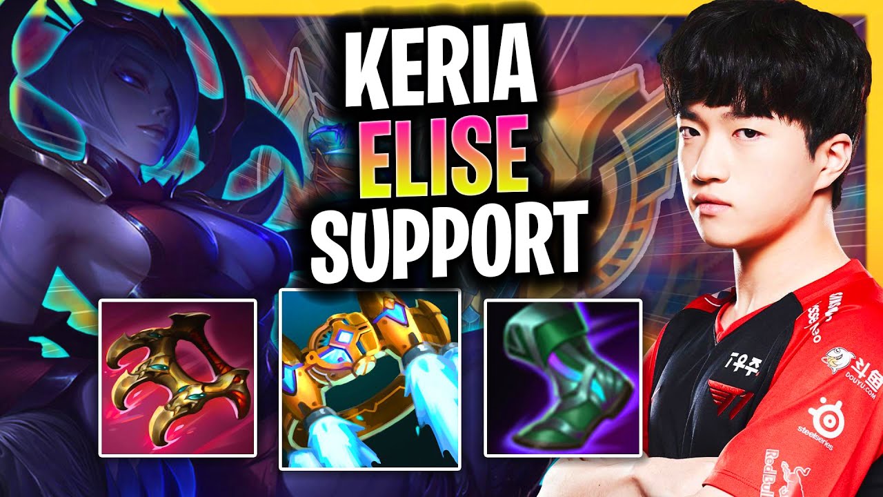 KERIA IS A BEAST WITH ELISE! | T1 Keria Plays Elise Support vs Pyke!  Season 2025