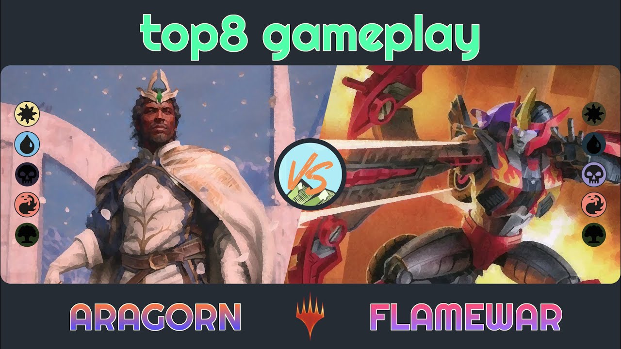 Aragorn vs. Flamewar - CDF 2024 - Round 5 - Duel Commander - EDH│MTG│bitzelberg