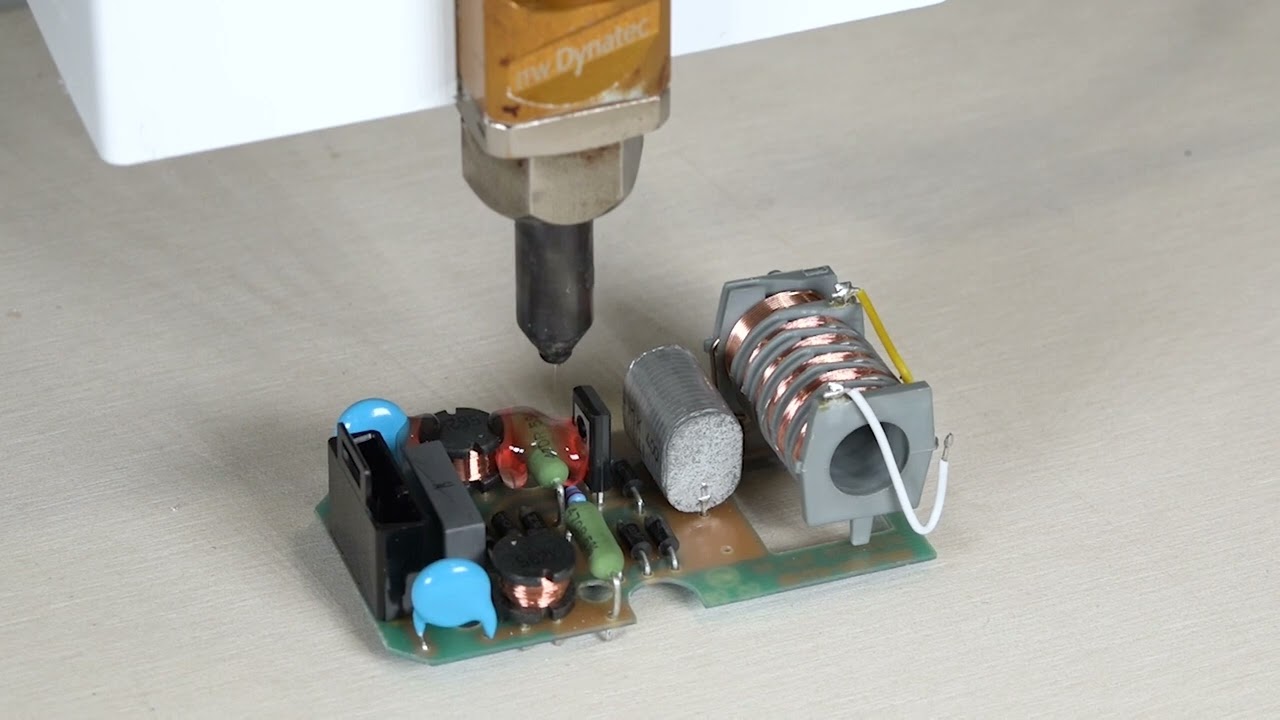 ITW Dynatec Video - Automated Hot Melt Ruggedizing and Gasketing